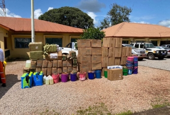 WCS donated medical supplies to Forecariah prefecture to fight Covid-19