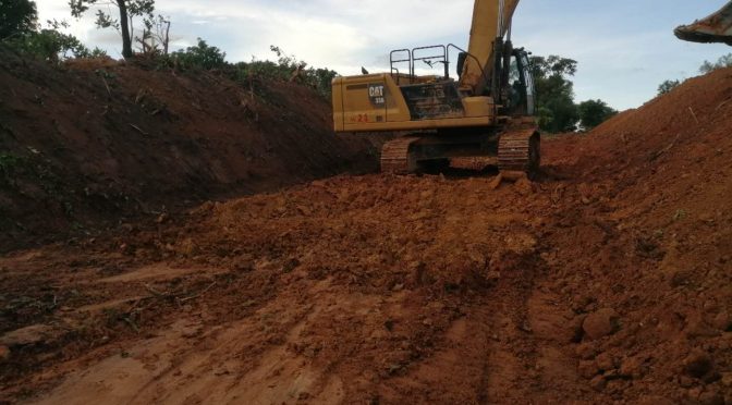 Winning Consortium Simandou has launched a public welfare project: maintenance of the 140km N2 road from Kankan to Kérouané
