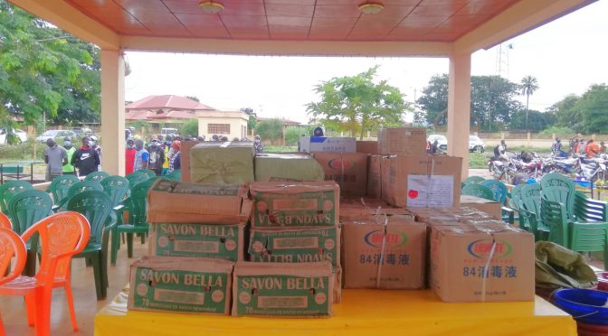 Winning Consortium Simandou donated medical supplies to Kérouané