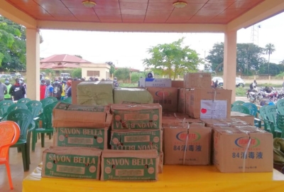Winning Consortium Simandou a fait une donation de fournitures médicales à Kérouané